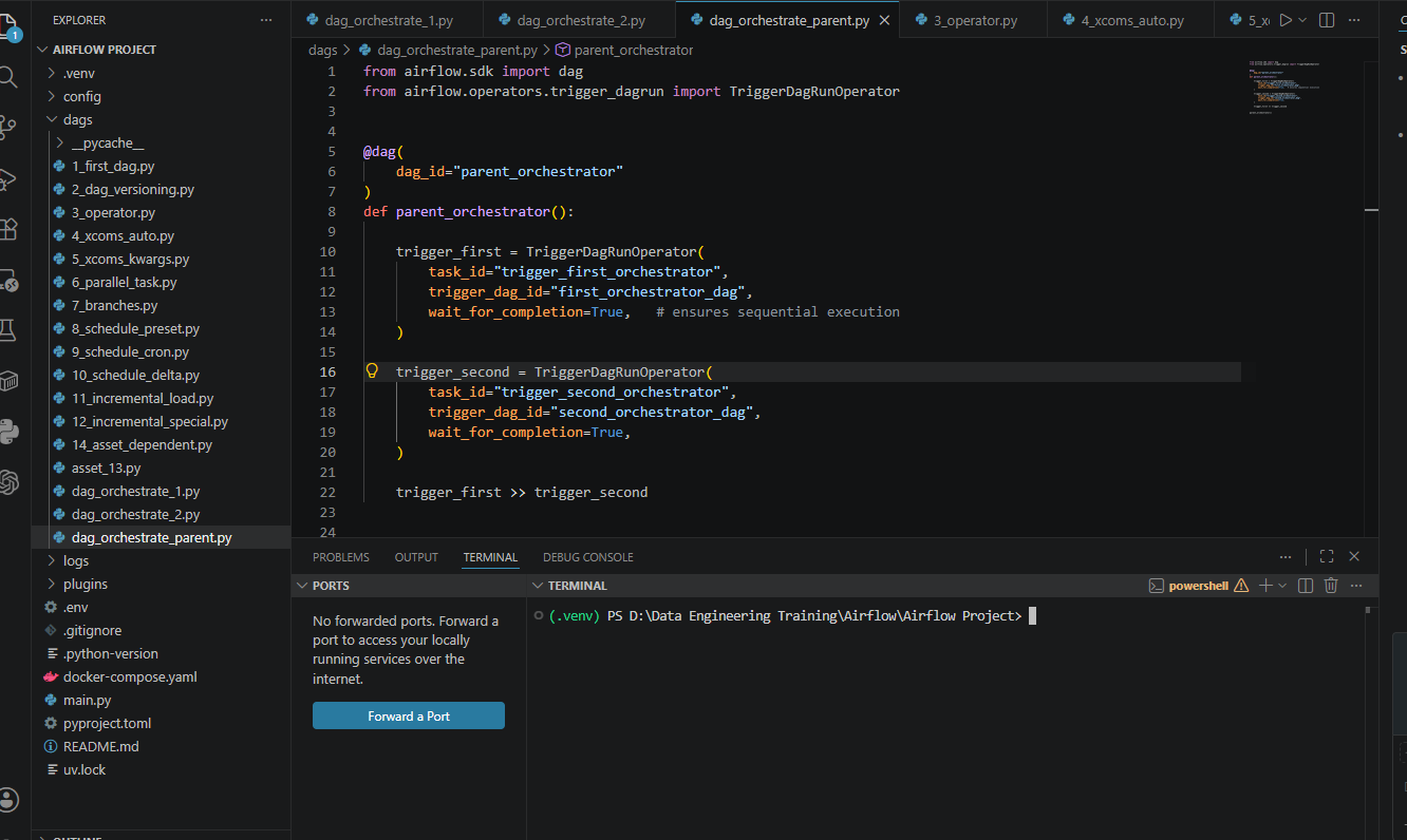 Apache Airflow learning examples screenshot 1